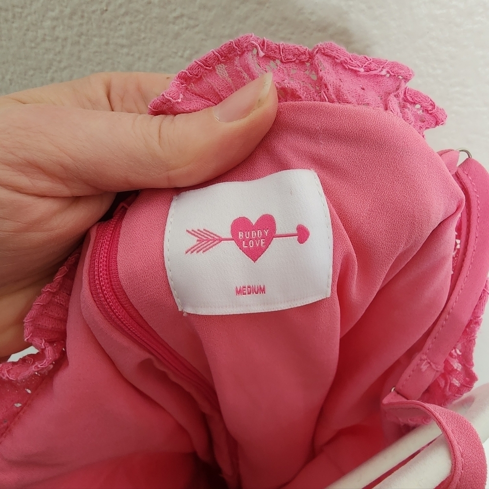 Buddy Love Pink Dress M - Picture 4 of 5